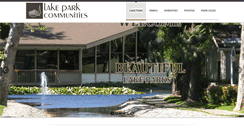 Desktop Screenshot of lakeparkhomes.com